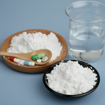 A glucosamina sulfata o pó cristalino branco para a saúde comum